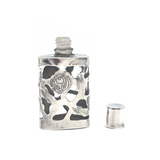 Pretty Vintage Taxco Sterling Overlay Perfume Bottle