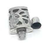 Pretty Vintage Taxco Sterling Overlay Perfume Bottle
