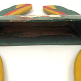 Fabulous Folk Art Wall Box with Birds and White Circus Horse
