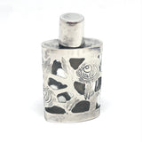 Pretty Vintage Taxco Sterling Overlay Perfume Bottle