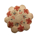 Quilted Linen Dodecagon Pin Cushion