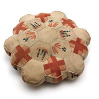 Quilted Linen Dodecagon Pin Cushion