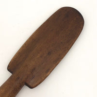 Antique Carved Wooden Mixing Paddle or Spatula with Glorious Patina