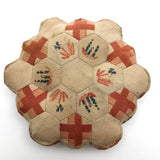 Quilted Linen Dodecagon Pin Cushion