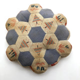 Quilted Linen Dodecagon Pin Cushion