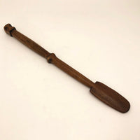 Antique Carved Wooden Mixing Paddle or Spatula with Glorious Patina