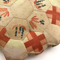 Quilted Linen Dodecagon Pin Cushion