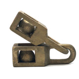 Gold Painted Old Linked Balls in Cages Whimsy