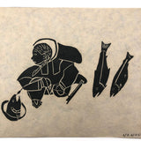 Alice Nanogak Signed Holman Stone Cut Print, c. 1970s