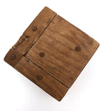 Charming Old Folk Art Puzzle Cube