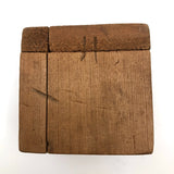 Charming Old Folk Art Puzzle Cube