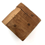 Charming Old Folk Art Puzzle Cube