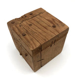 Charming Old Folk Art Puzzle Cube