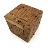 Charming Old Folk Art Puzzle Cube