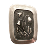 Mid-Century Swedish  Lily of the Valley Pin by Rune Tennesmed