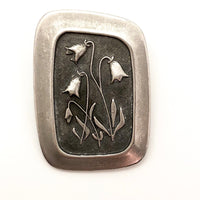 Mid-Century Swedish  Lily of the Valley Pin by Rune Tennesmed