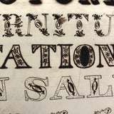 Augusta Hewlett's Stunning 1835-1847 Penmanship Notebook with Elaborate Alphabets and Family Records
