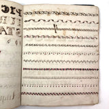 Augusta Hewlett's Stunning 1835-1847 Penmanship Notebook with Elaborate Alphabets and Family Records