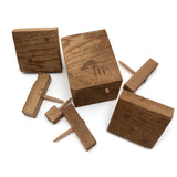 Charming Old Folk Art Puzzle Cube