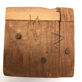 Charming Old Folk Art Puzzle Cube