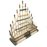 Fantastic Old Folk Art Picket Fence Wall Shelf with Perfect Patina