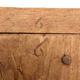 Charming Old Folk Art Puzzle Cube