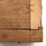 Charming Old Folk Art Puzzle Cube