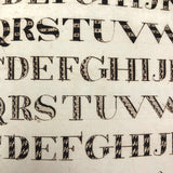 Augusta Hewlett's Stunning 1835-1847 Penmanship Notebook with Elaborate Alphabets and Family Records