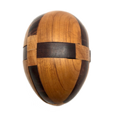 Japanese Vintage Wooden Interlocking Puzzle Egg