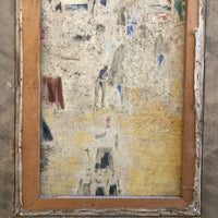Marvelous Large 1940s Haitian Folk Art Painting of Funeral Procession