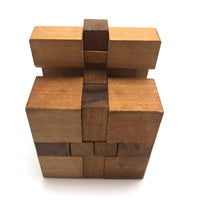Japanese Vintage Wooden Puzzle Cubes - Sold Individually
