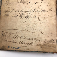 1811-1829 Joshua P. Hammend, Montreal, Ledger Book