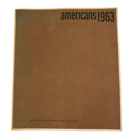 Americans 1963 First Edition Museum of Modern Art Catalogue