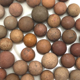 Old Clay Marbles - Browns and Grays