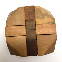 Japanese Vintage Wooden Puzzle Cubes - Sold Individually
