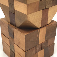 Japanese Vintage Wooden Puzzle Cubes - Sold Individually