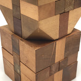 Japanese Vintage Wooden Puzzle Cubes - Sold Individually