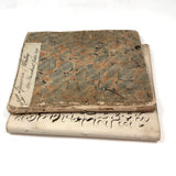 Augusta Hewlett's Stunning 1835-1847 Penmanship Notebook with Elaborate Alphabets and Family Records