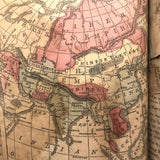 George's 19th Century Geography Book with Drawings