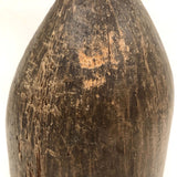 Very Old Carved Wooden Doll Scale Dress Form with Fantastic Patina of Use