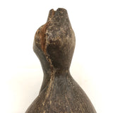 Very Old Carved Wooden Doll Scale Dress Form with Fantastic Patina of Use