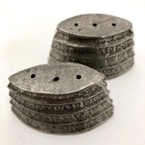 Patrick Meyer Brutalist Style Cast Pewter Salt and Pepper Shakers-reserved for KS