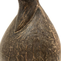 Very Old Carved Wooden Doll Scale Dress Form with Fantastic Patina of Use
