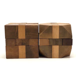 Japanese Vintage Wooden Puzzle Cubes - Sold Individually
