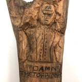 Damn the Torpedoes, Ft. Morgan, Civil War Related Folk Art Carving