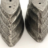 Patrick Meyer Brutalist Style Cast Pewter Salt and Pepper Shakers-reserved for KS