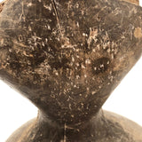 Very Old Carved Wooden Doll Scale Dress Form with Fantastic Patina of Use