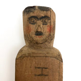 Carved Wooden Folk Art Mechanical Dirty Hitler