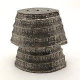 Patrick Meyer Brutalist Style Cast Pewter Salt and Pepper Shakers-reserved for KS