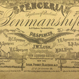 Henry Fisher's 1869 Penmanship Practice with Great Word Combinations!